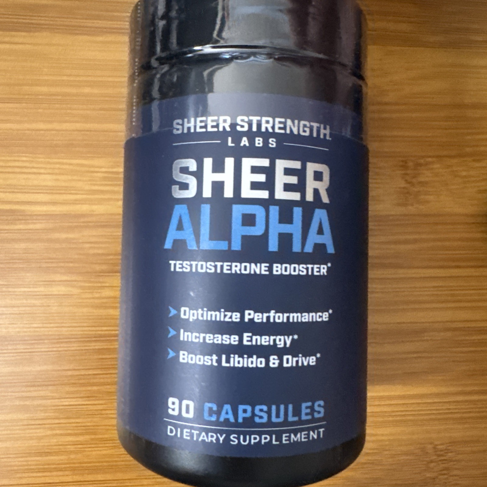 1x Sheer Strength Labs Sheer Alpha Test Booster 90 Capsules EXP 10/28