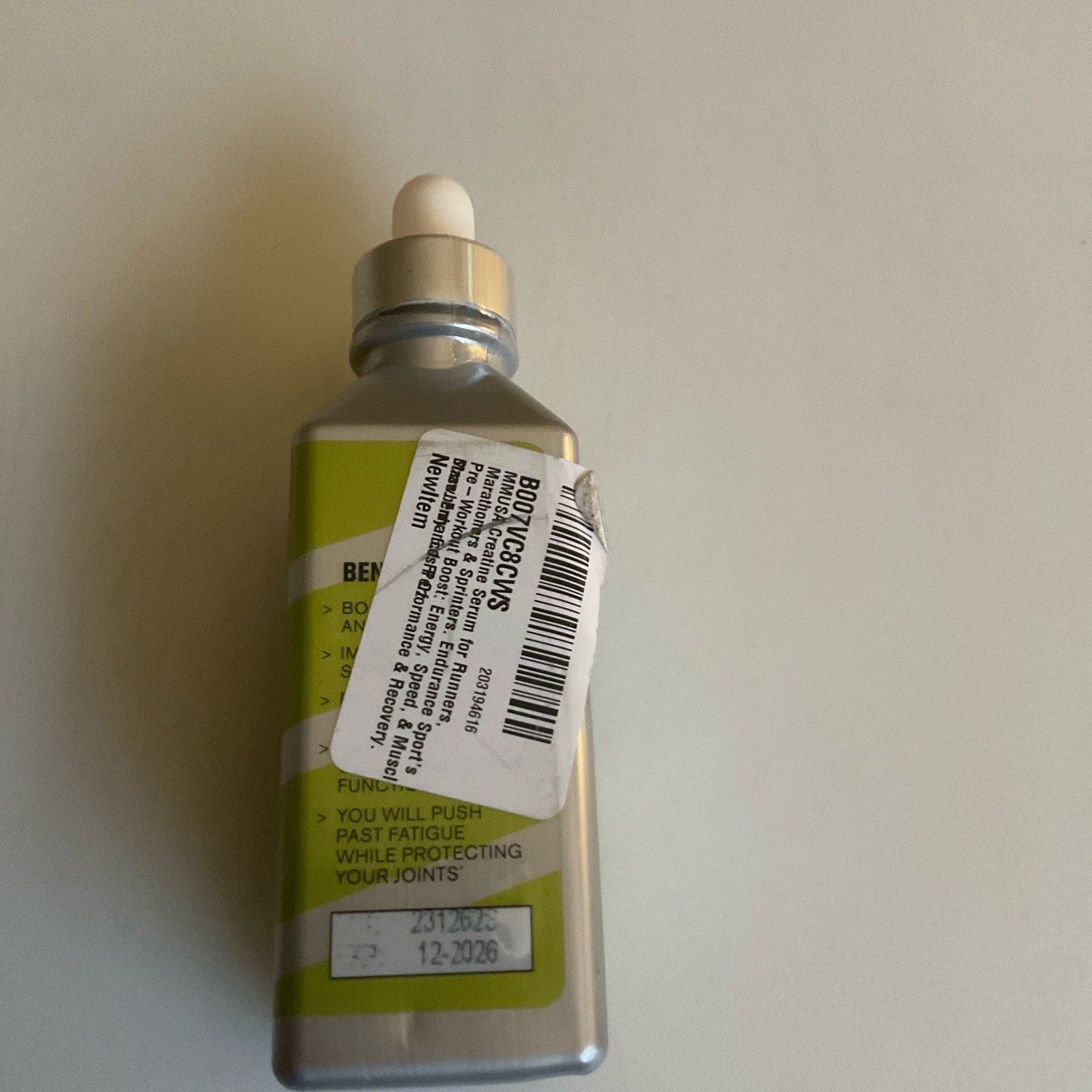 MM USA Runners Peak Creatinol Serum Dietary Supplement Cherry 5.1 Ounce 12/2026
