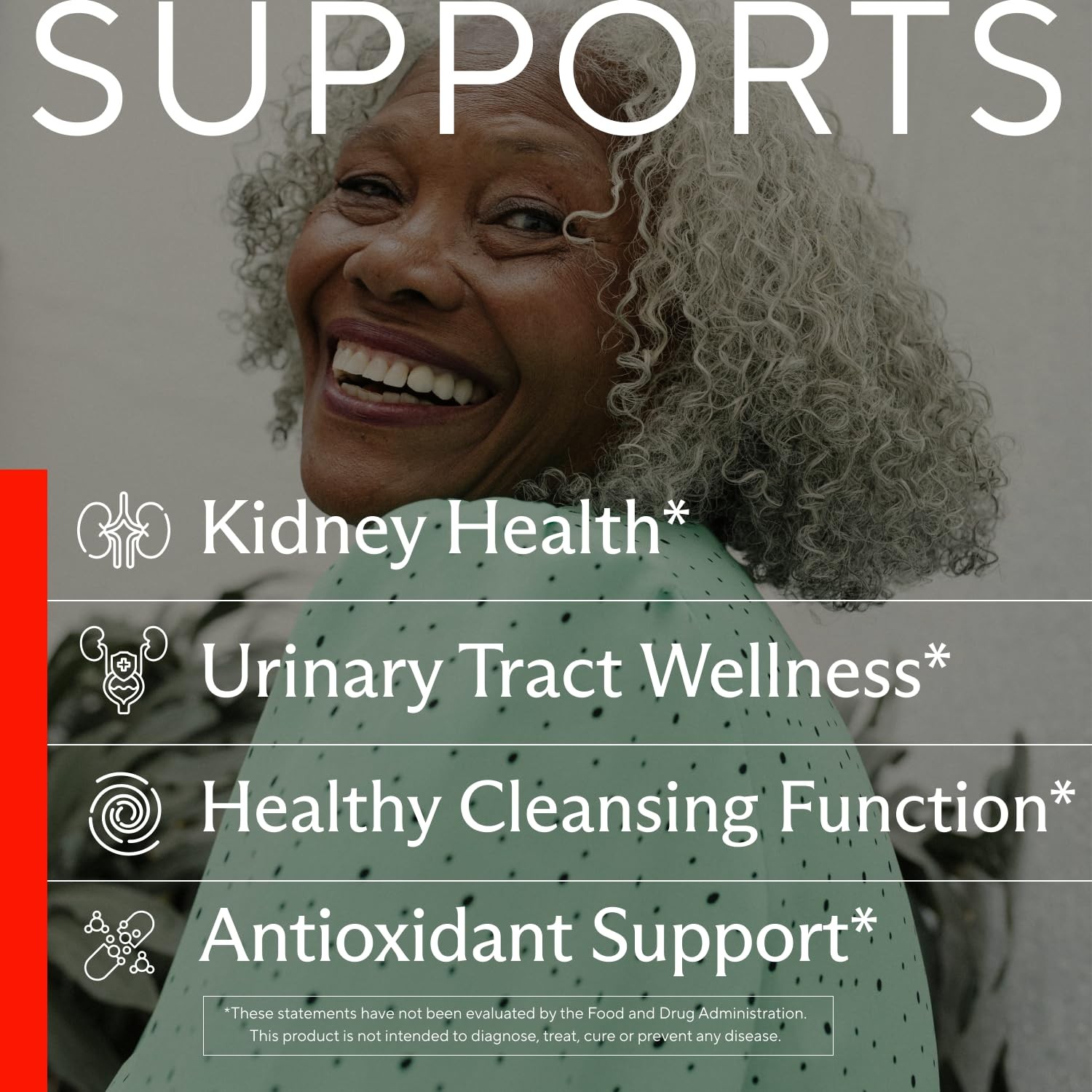 Premium Kidney Cleanse Supplement – Powerful 60 Count (Pack of 1)