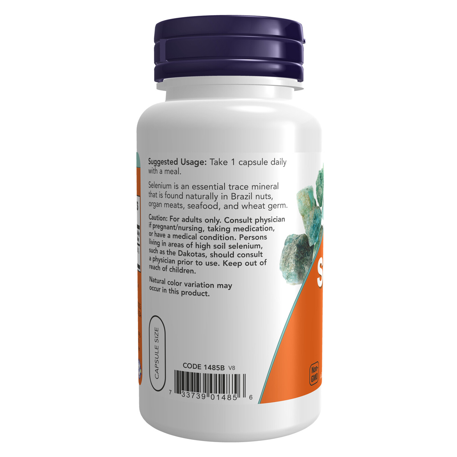 2 x NOW Selenium L Selenomethionine 200 mcg Essential Mineral 90 Veg Caps