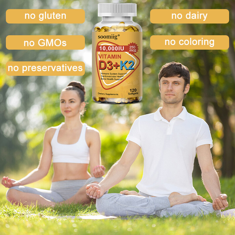 Vitamin K2 D3 Vitamin Supplement 10000IU, Boost Immunity & Heart Health