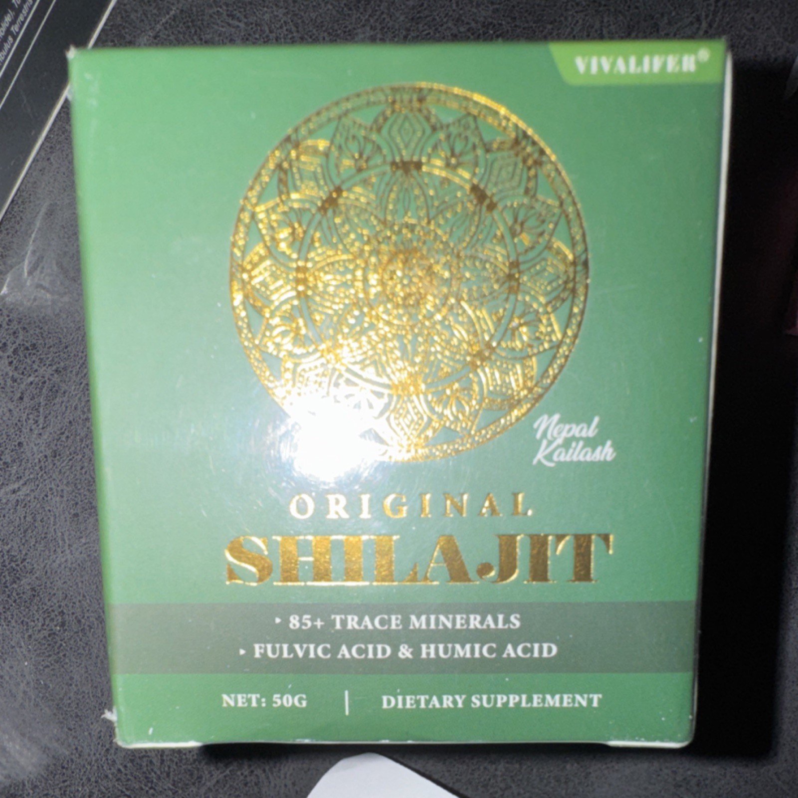 VIVALIFER Purified Shilajit Resin Trace Minerals Vegan Non-GMO 50g