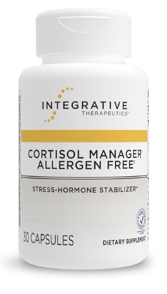 Integrative Therapeutics Cortisol Manager Allergen Free Adrenal Health 30capsule