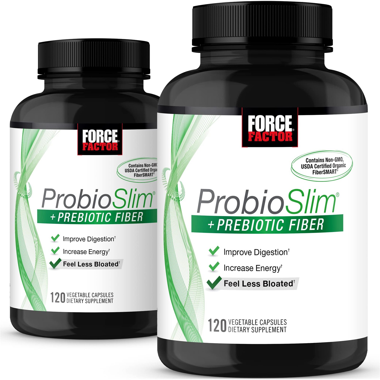 Force Factor Fiber Metabolism Booster For Men Digestive Health Support Green