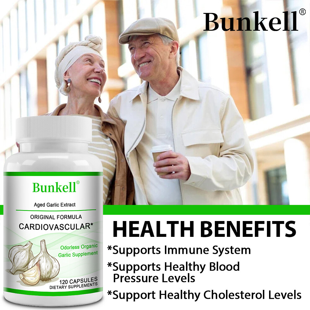 Aged Garlic Extract Original Formula Cardiovascular Healthy 700 mg 120 Capsules