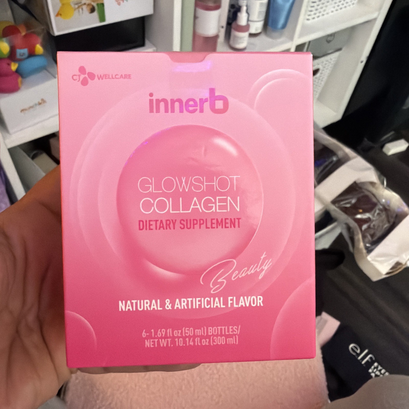 CJ Wellcare InnerB Glowshot Collagen Beauty Drink Dietary Supplement