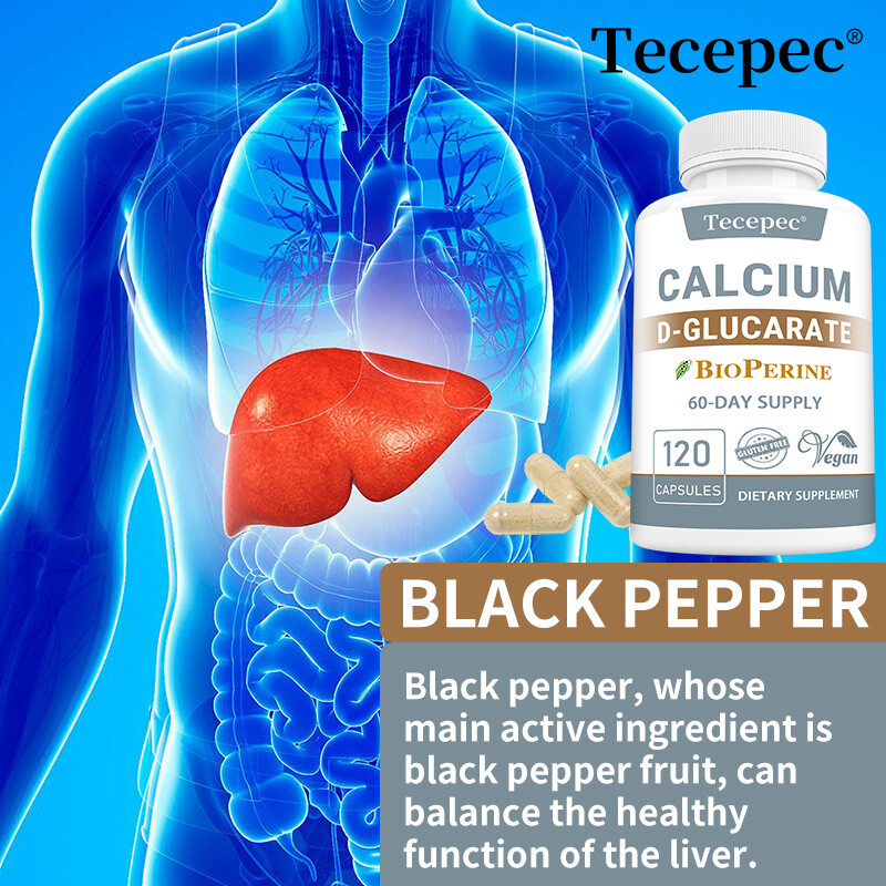 Calcium D-Glucarate Supplement Balance Body Cells Health,Support Liver Health