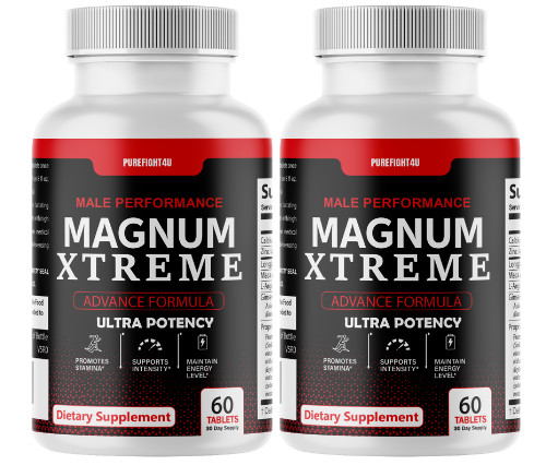 Magnum Xtreme Male Performance Advanced Formula Tablet- Two (2) Bottles