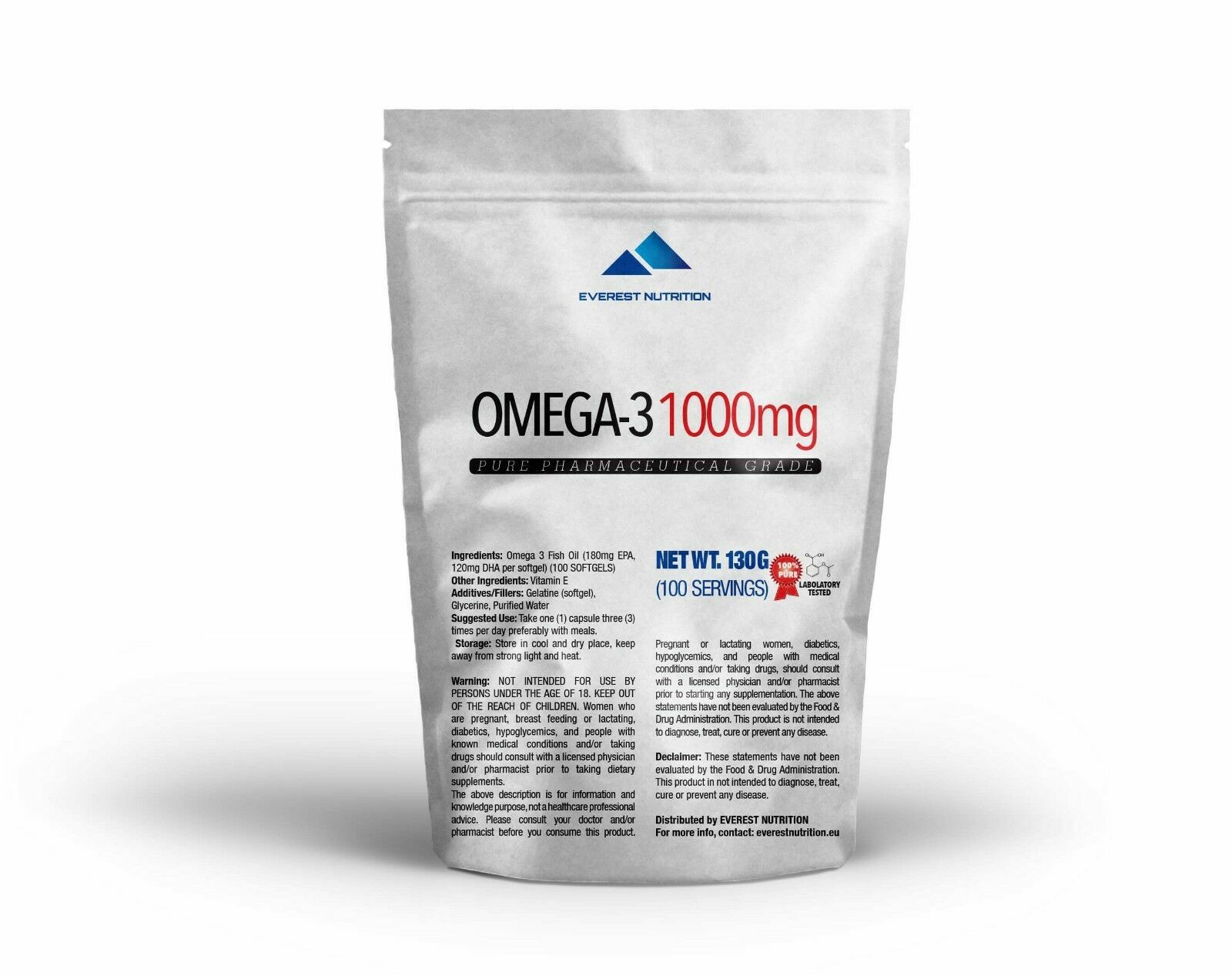 OMEGA 3 1000 mg SOFTGELS FISH OIL LOWER CHOLESTEROL, GOOD IMMUNITY, ANTIOXIDANT