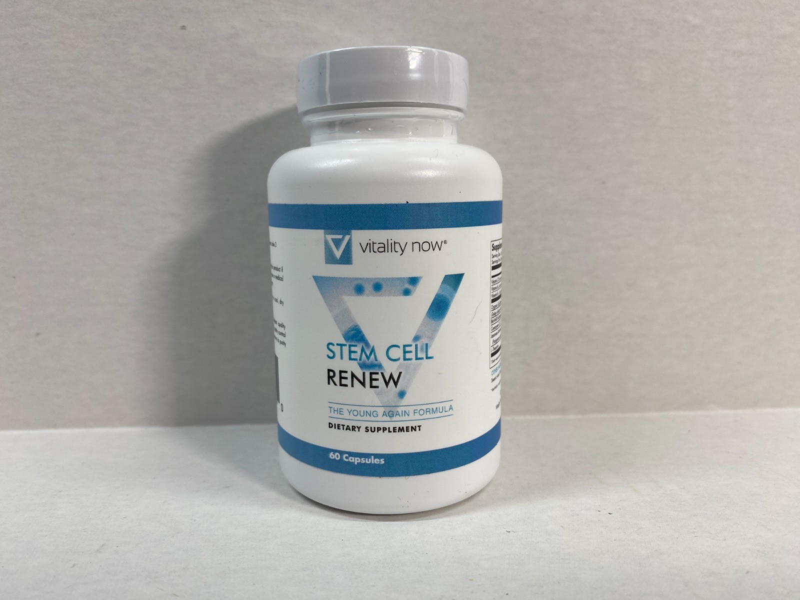 Stem Cell Renew by Vitality Now Dietary Supplement 60 Capsules – EXP 10/2026