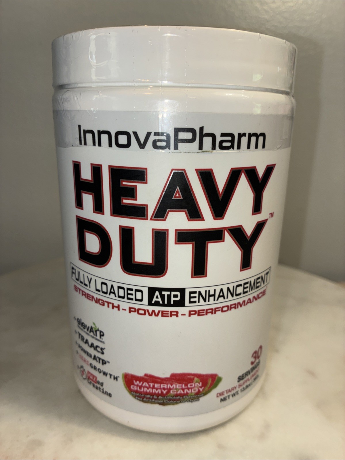InnovaPharm Heavy Duty (13.8 oz / 390g, 30 serv) Watermelon Gummy Candy Powder