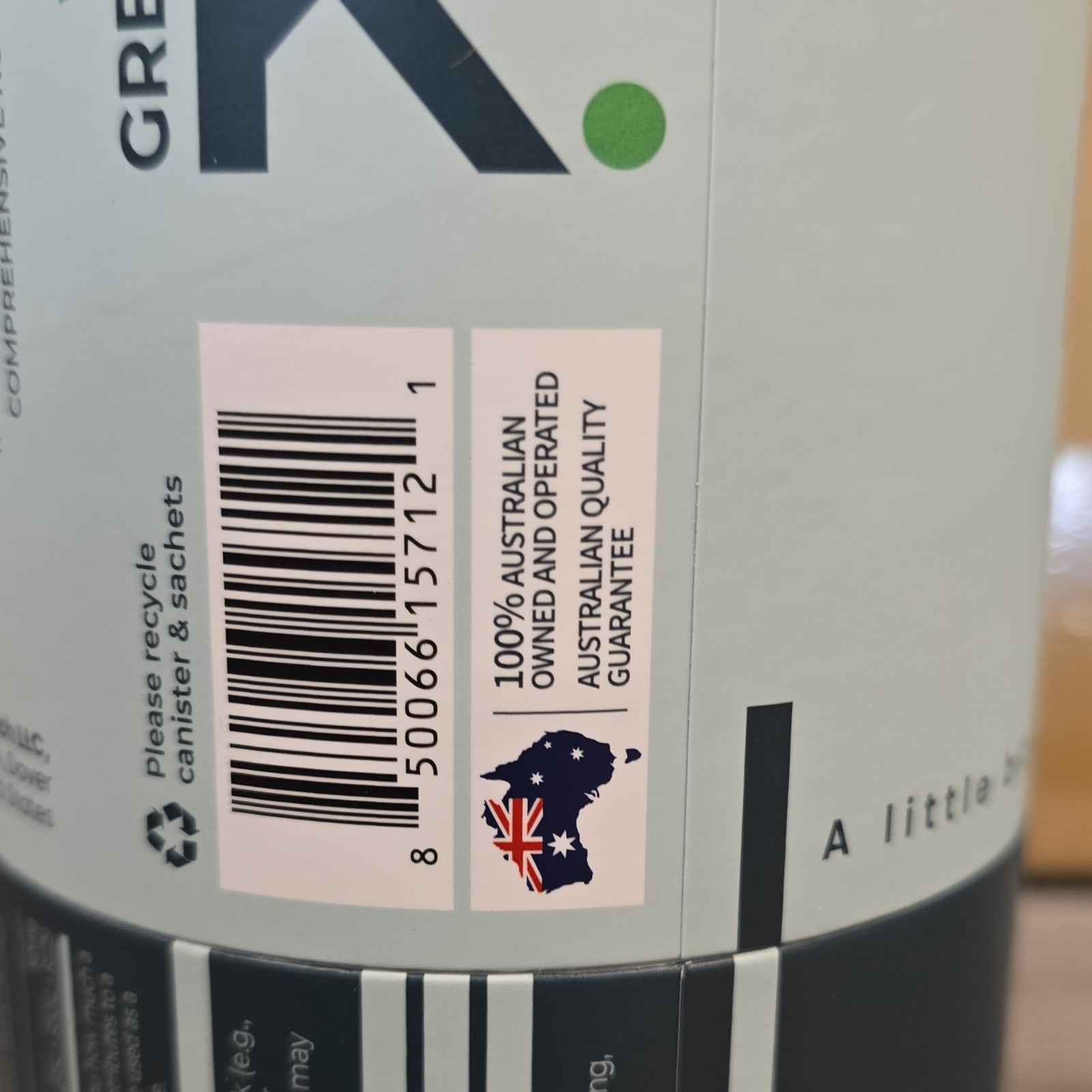 Kynd Australia Vital Greens+ Daily Nutritional Supplement Powder, Gut Health