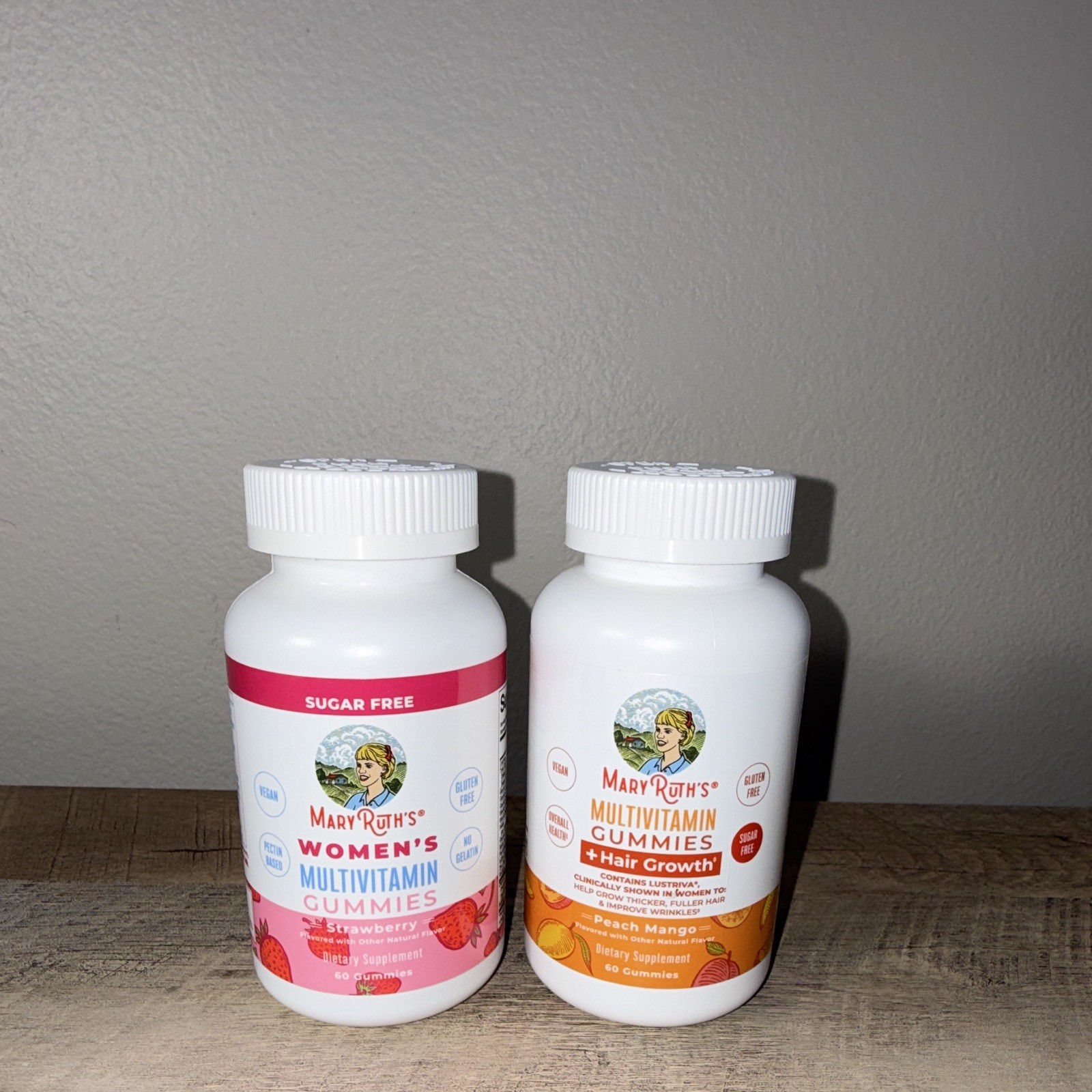 MaryRuth’s Liquid & Gummy Multivitamin + Iron Hair Support, Sugar Free BUNDLE
