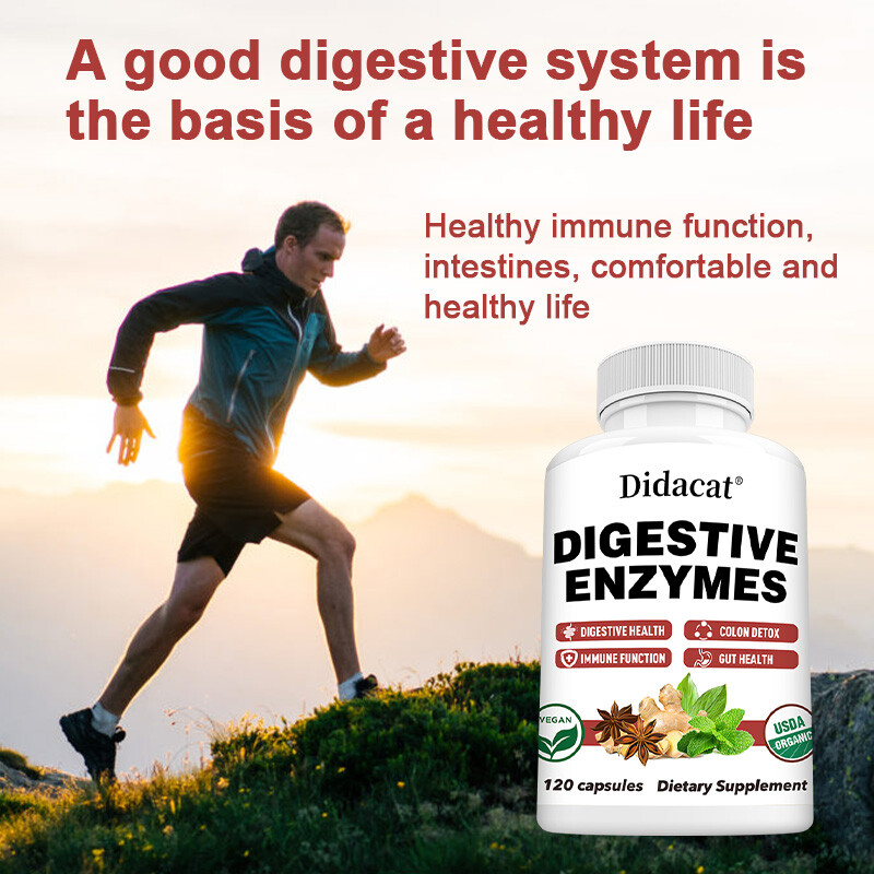 Digestive Enzymes for Colon Detox, Gas, Constipation & Bloating Relief
