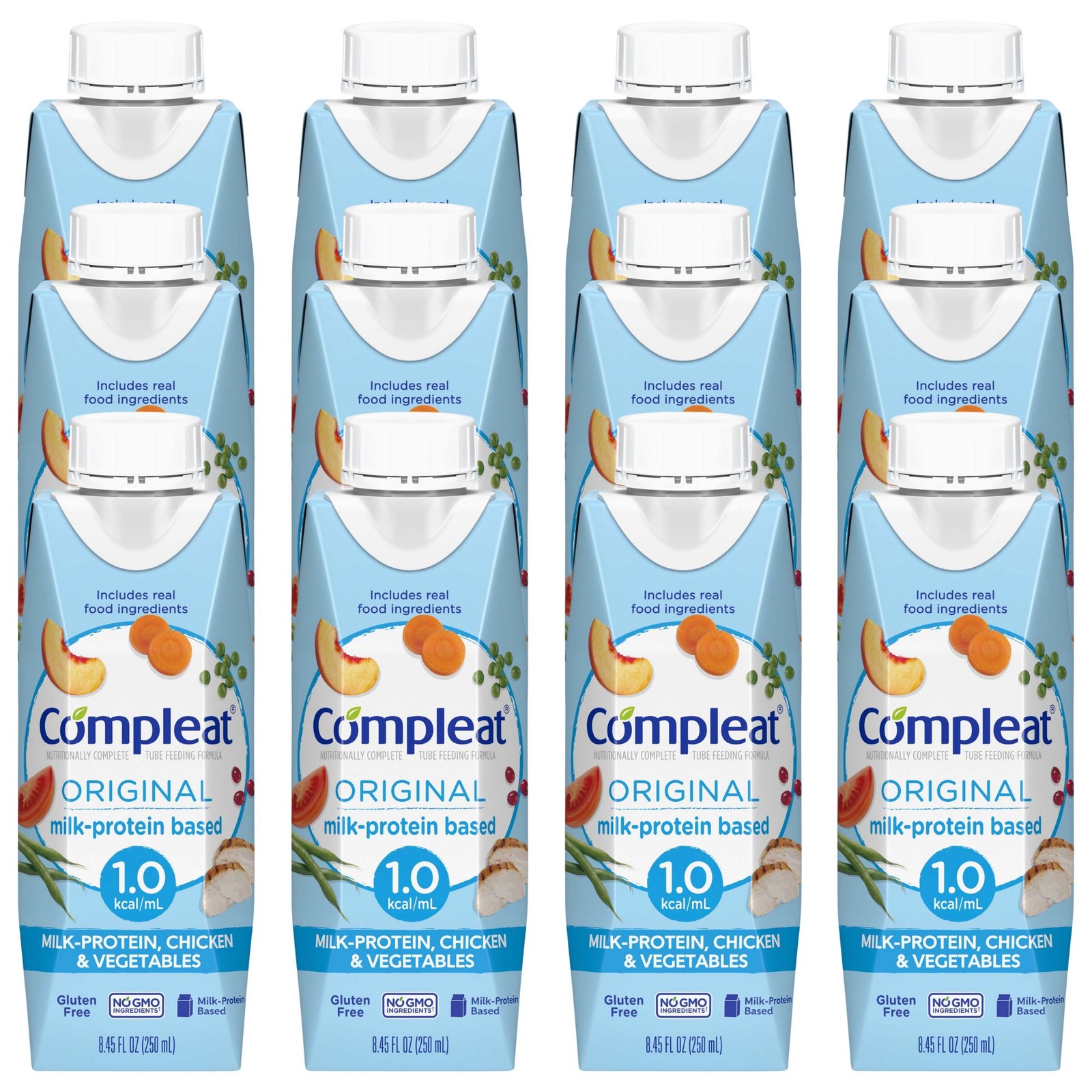 Nestle Compleat Original Tube Feeding Formula Unflavored 8.45 oz 24 Ct