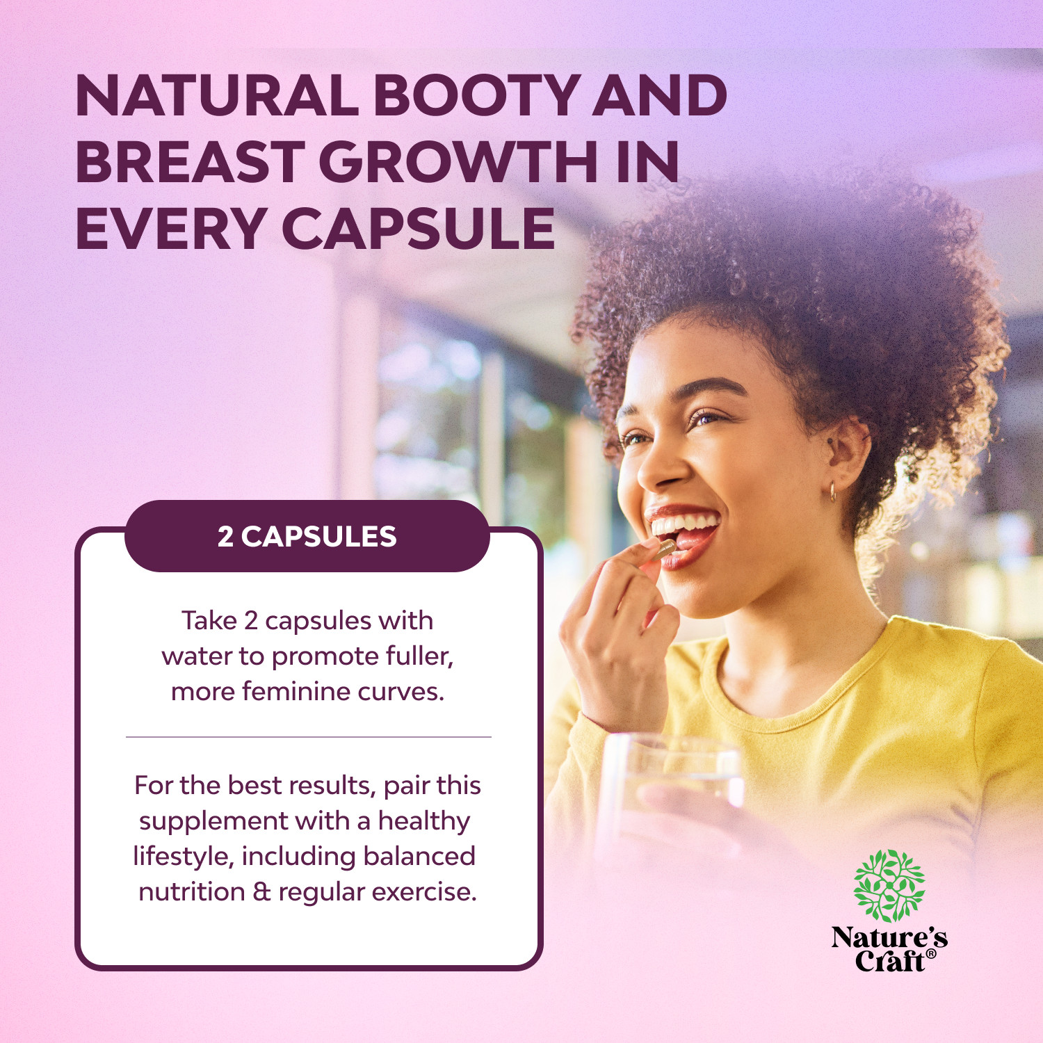 G-Curve Breast and Butt Enhancer Pills May Support Voluptuous Curves