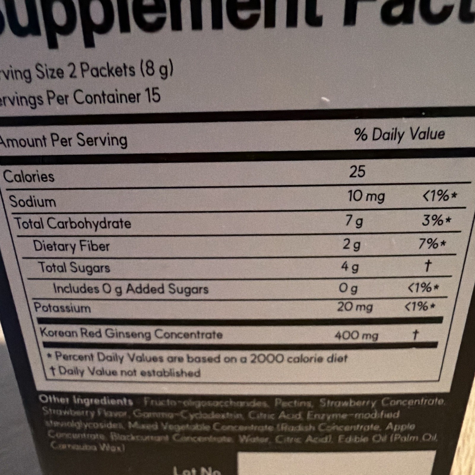 dr.blet BOOST Korean Red Ginseng 400mg Gummies 30ct Strawberry Vegan Exp 06/2027
