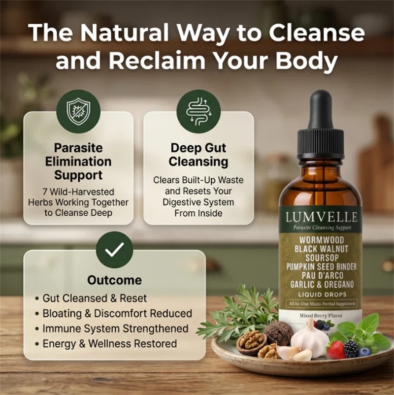 1/2/3 LUMVELLE Wild Harvested Wormwood Herbal Liquid Botanical Supplement Drops