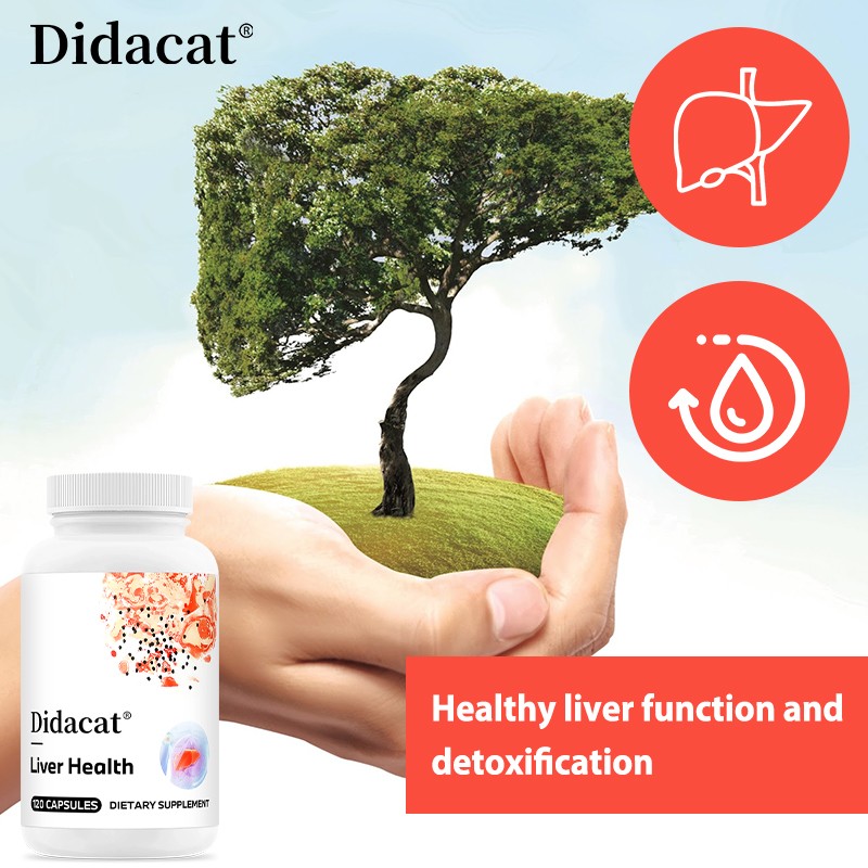 Milk Thistl Liver Supplement,Triple Herbal Blend for Liver Detox 30~120 Capsules