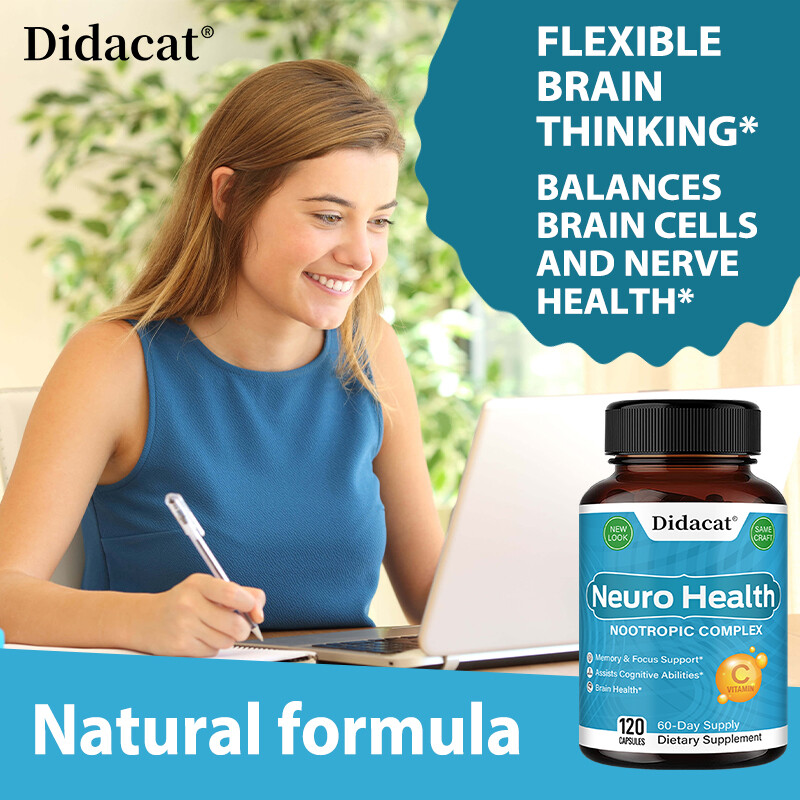 Neuro Health – Nootropic Memory Brain Health Focus Energy Support Capsules