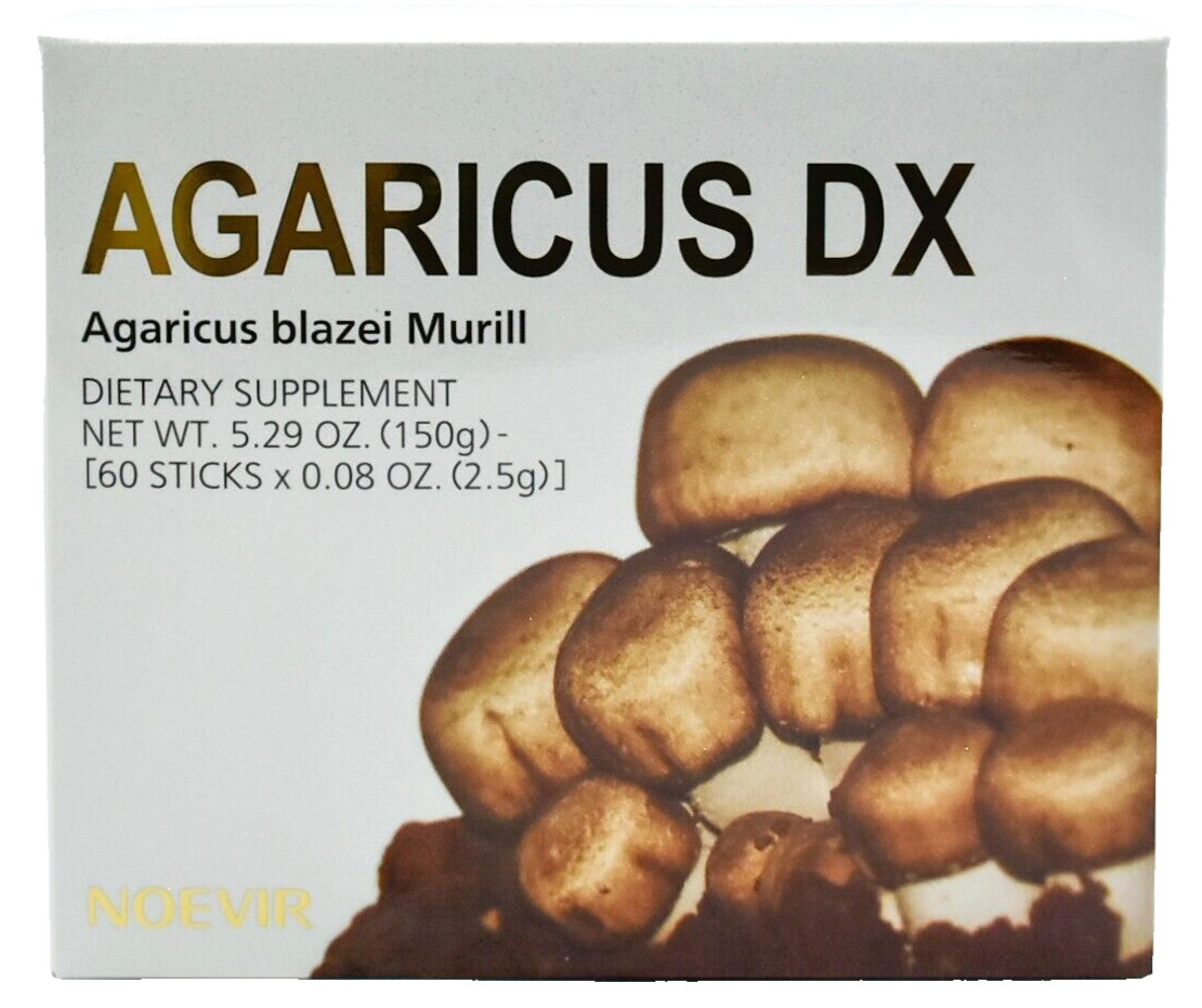 Noevir Agaricus Dx Dietary Supplement 5.29 Oz/150gr (60 Sticks) Exp 2025 *AUTH