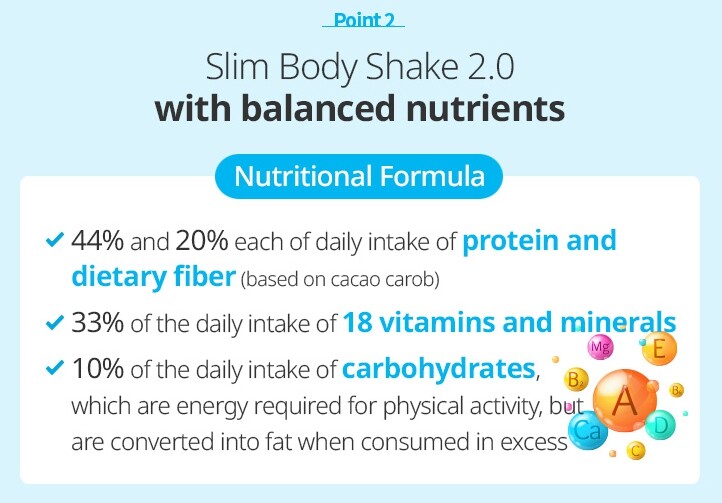 ATOMY Slim Body Shake 60g x 15EA #Cacao Protein Powder Dietary Supplement