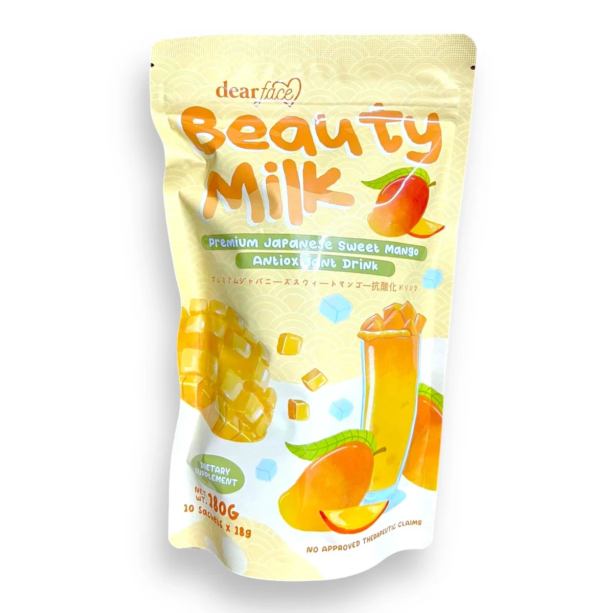 Dear Face Beauty Milk Premium Japanese Sweet Mango Antioxidant Drink – US Seller