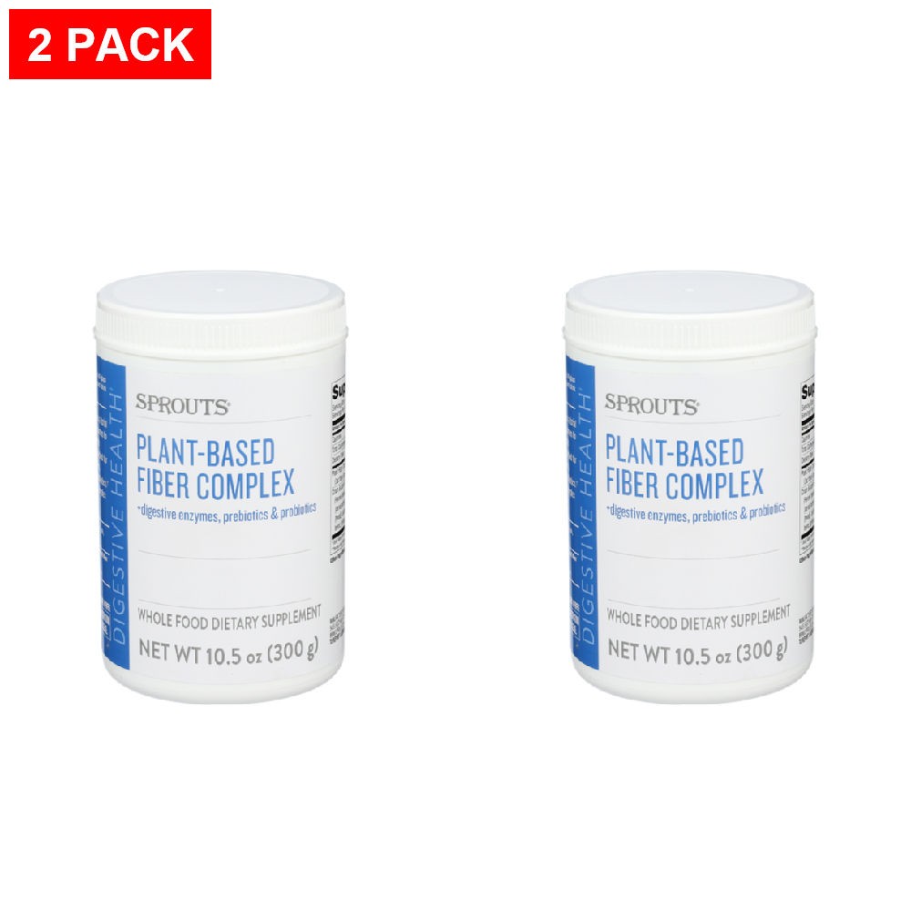 2 Pack – Sprouts Plant-Based Fiber Complex Powder 10.5 oz