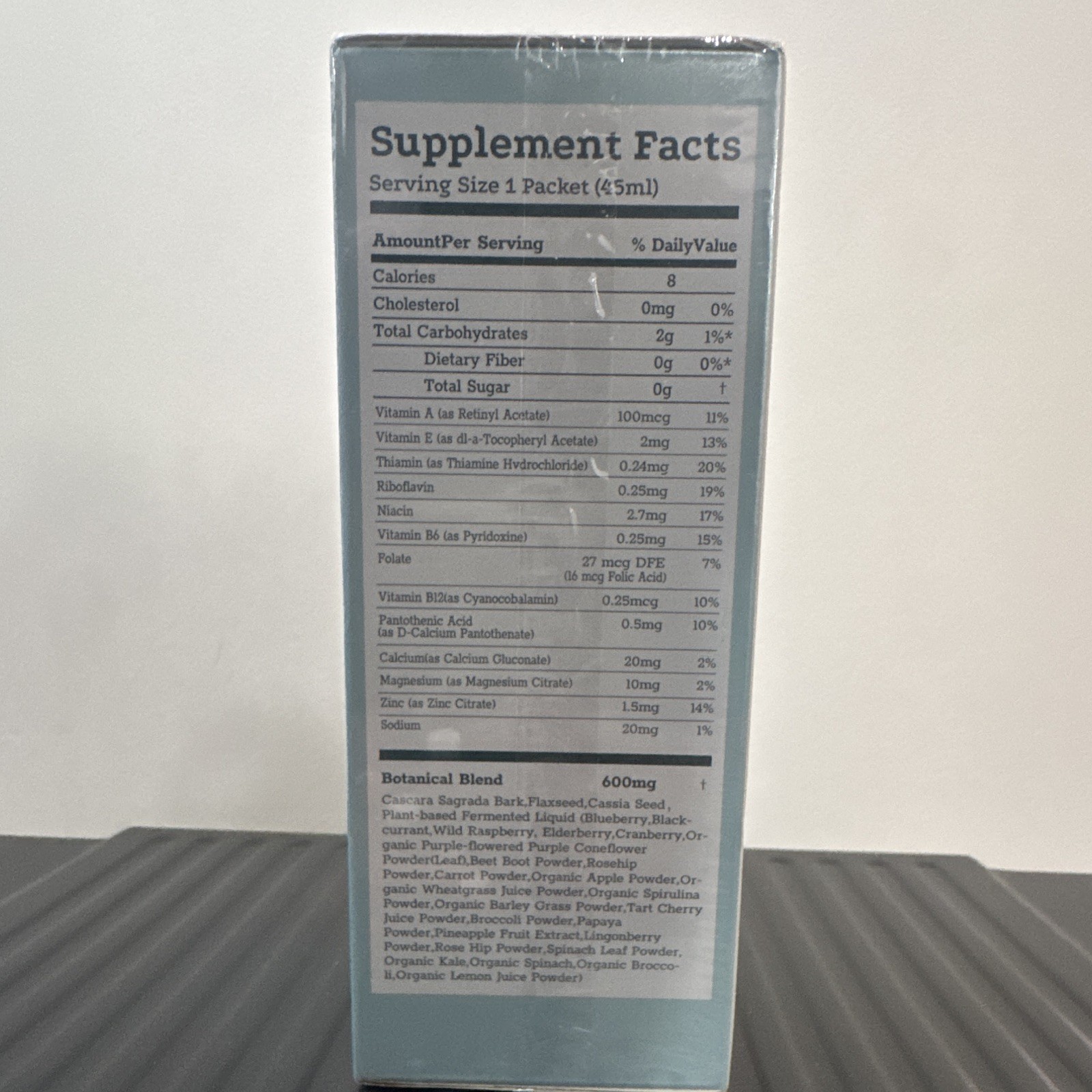 BioDepot 7+ Days Liquid Beverage 24 Fruit & Vegetable Vegan Sugar-Free 315mL