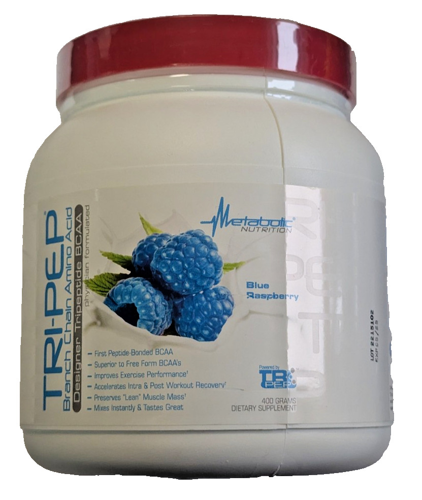 Blue Raspberry Tri-Pep Chain Amino Acid by Metabolic – PAST DATE – SEE PICTURES