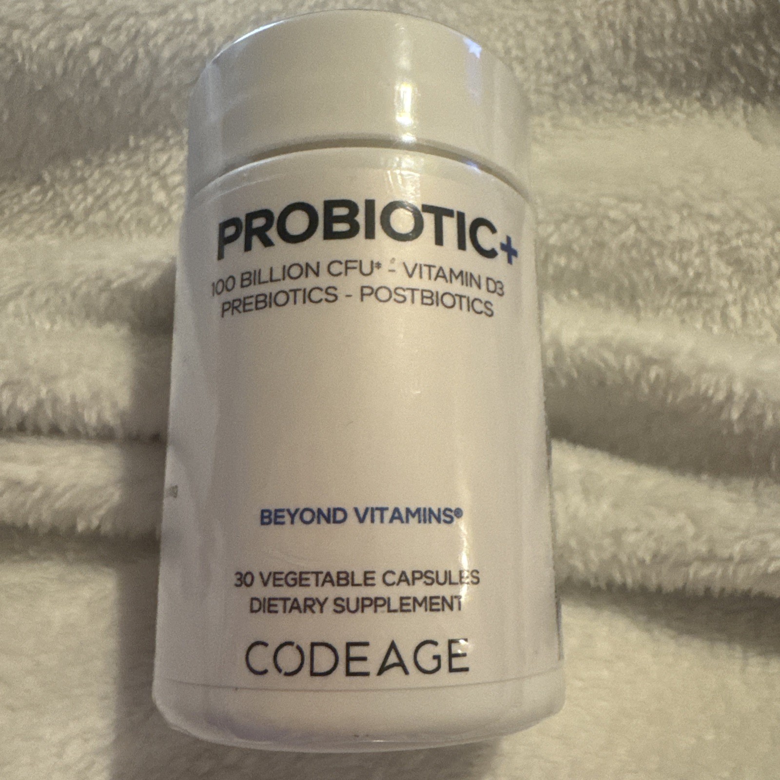 Codeage Probiotic+ 50 Billion CFU 12Strain D3, Zinc Bisglycinate, Quercetin 30ct