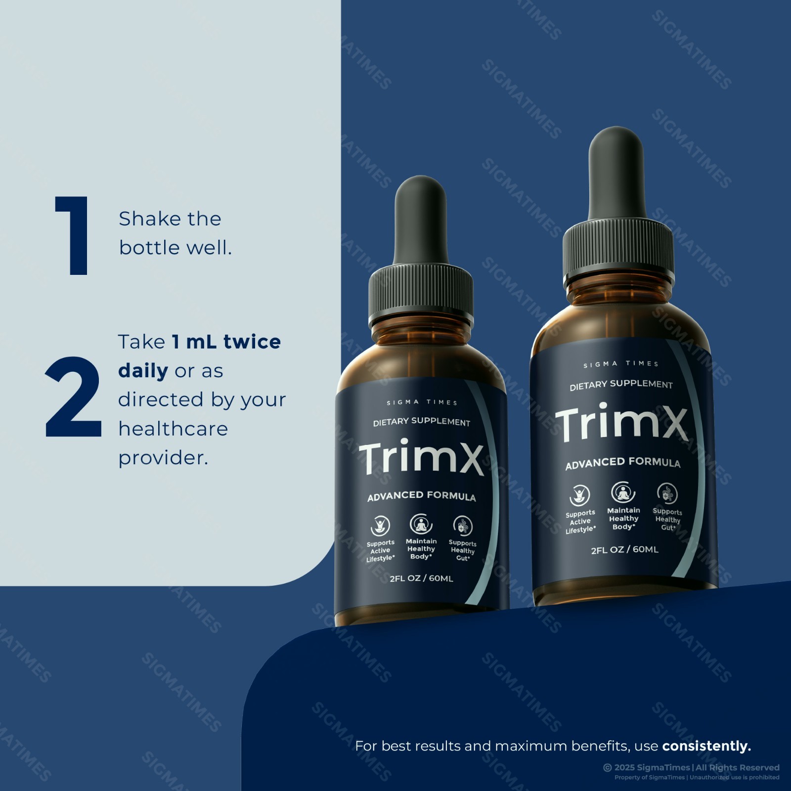 TrimX Drops, Trim X Advanced Weight Loss & Metabolism Support – 5 Pack