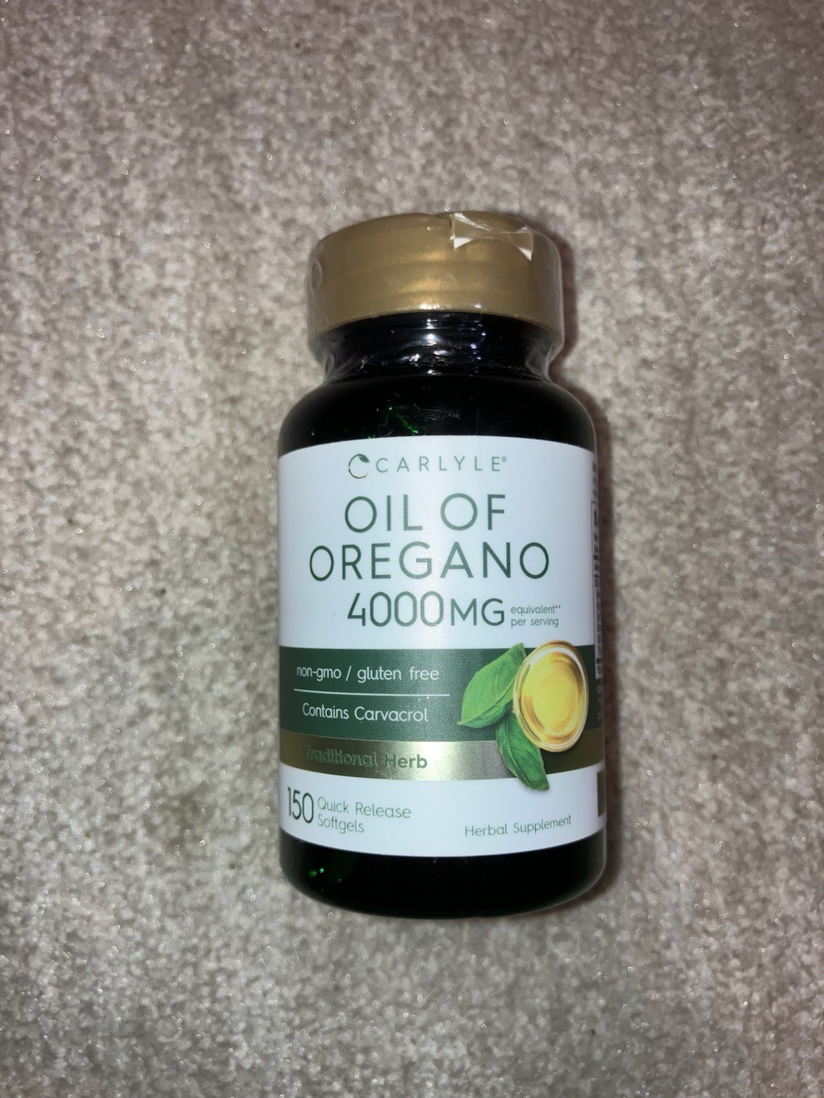Carlyle Oil of Oregano Extract 4000mg Immune Support Softgels 150 ct Non-GMO