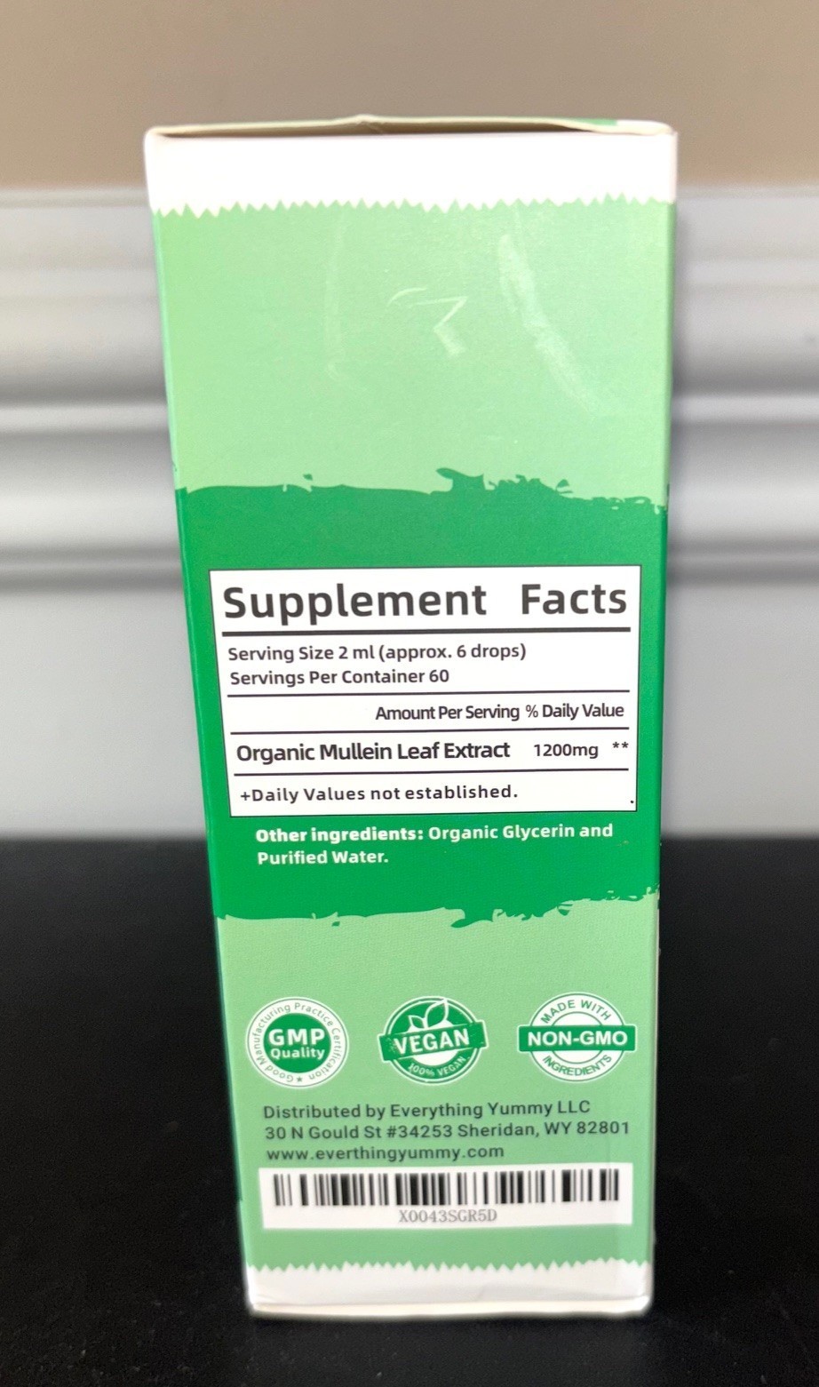 Elevate Life Mullein Leaf Extract Dietary Supplement Organic 4 Fl Oz