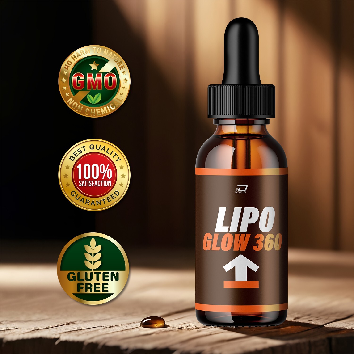 (3 Pack) Lipo Glow 360 Drops Healthy Formula – LipoGlow 360 Liquid All Natural