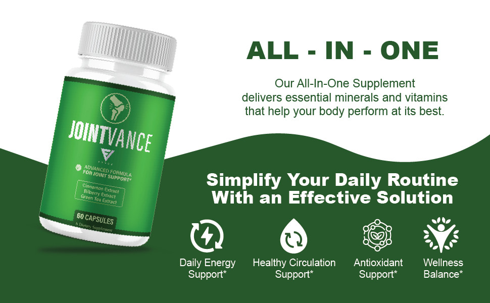 (3 Pack) Joint Vance Capsules, JointVance Advanced Joint Health (180 Capsules)