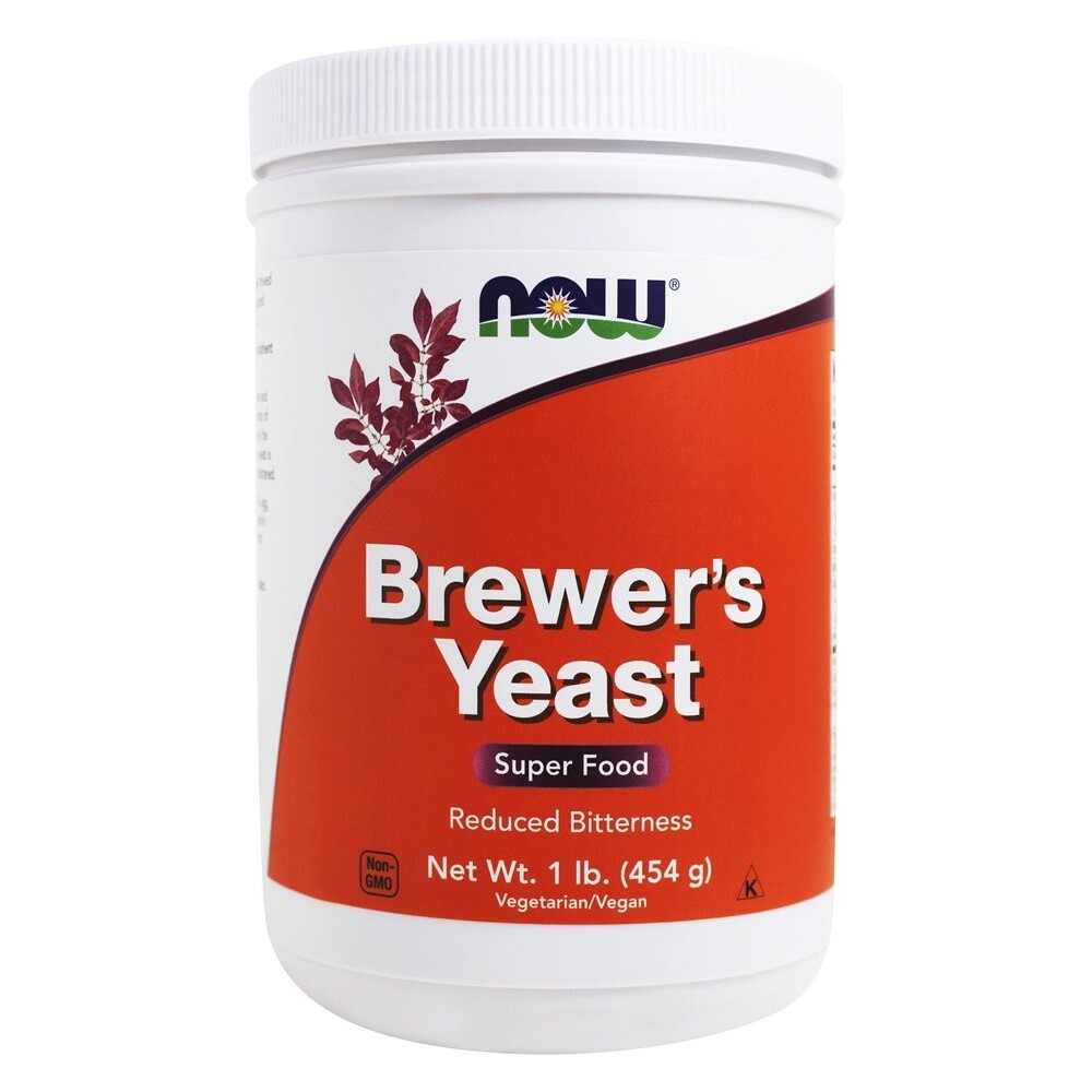 NOW Foods Brewer’s Yeast Debittered, 1 lb.