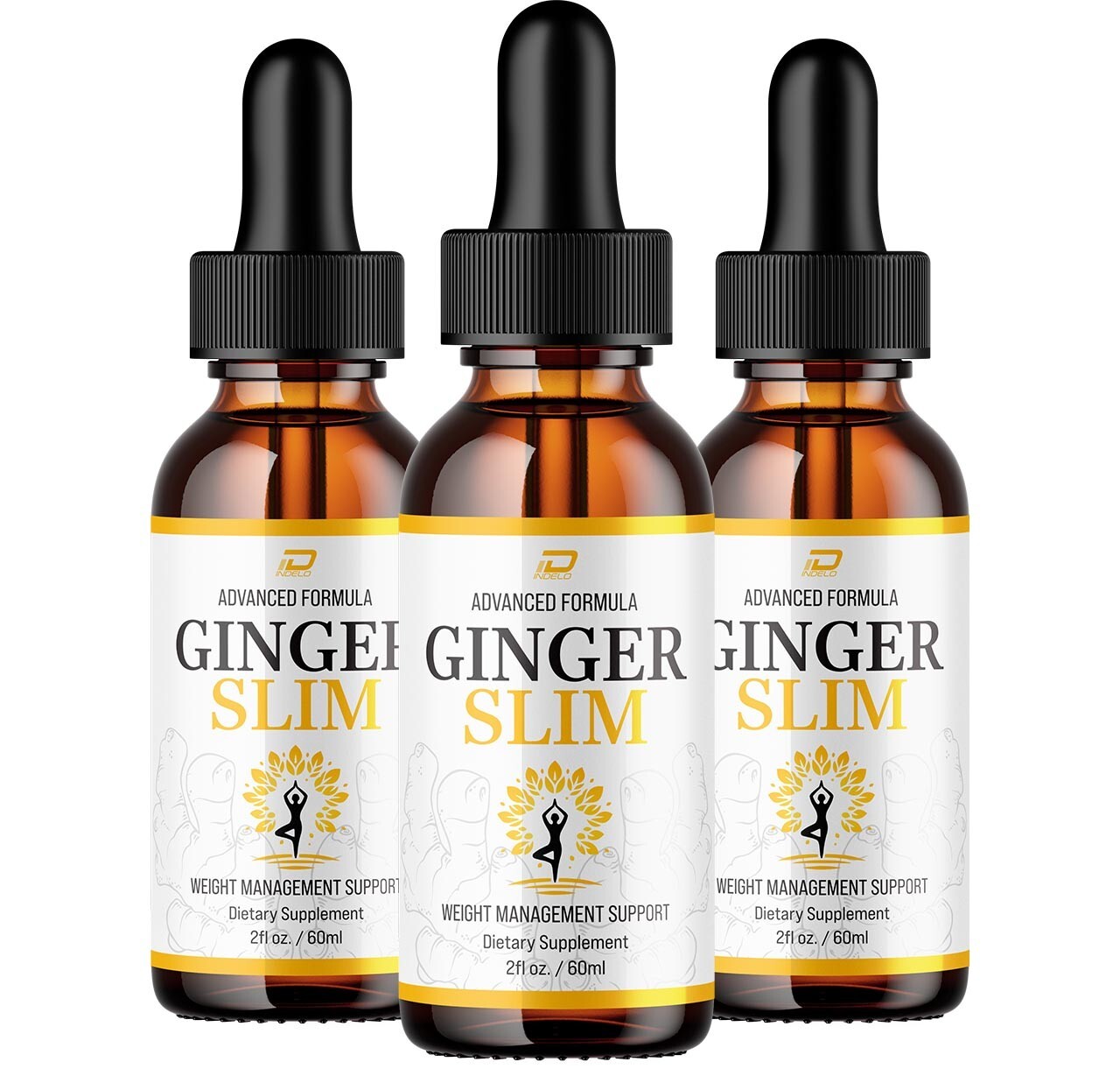 (3 Pack) Ginger Slim Drops – GingerSlim Extra Strength All Natural Organic
