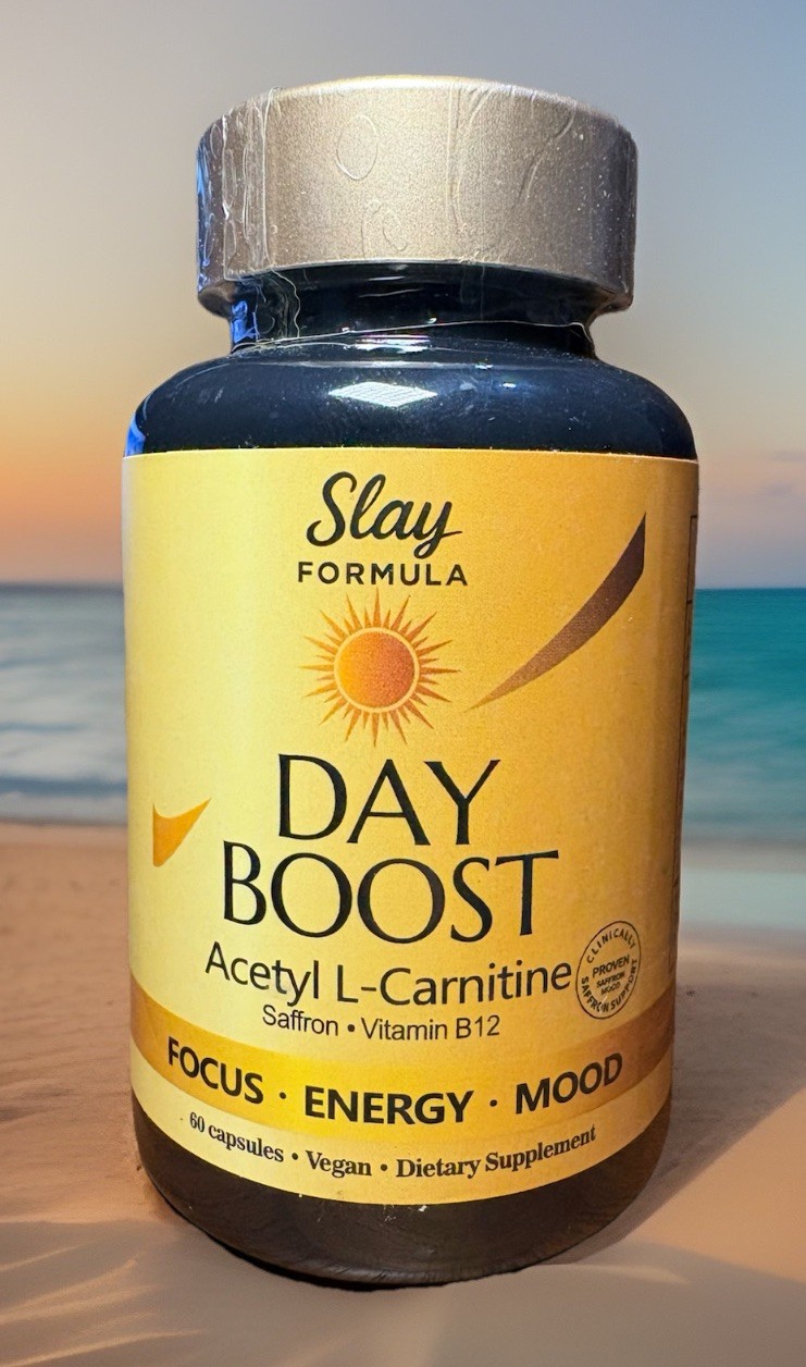 Acetyl L Carnitine Saffron Vitamin B12 Day Boost Focus Energy Mood 60 Capsules