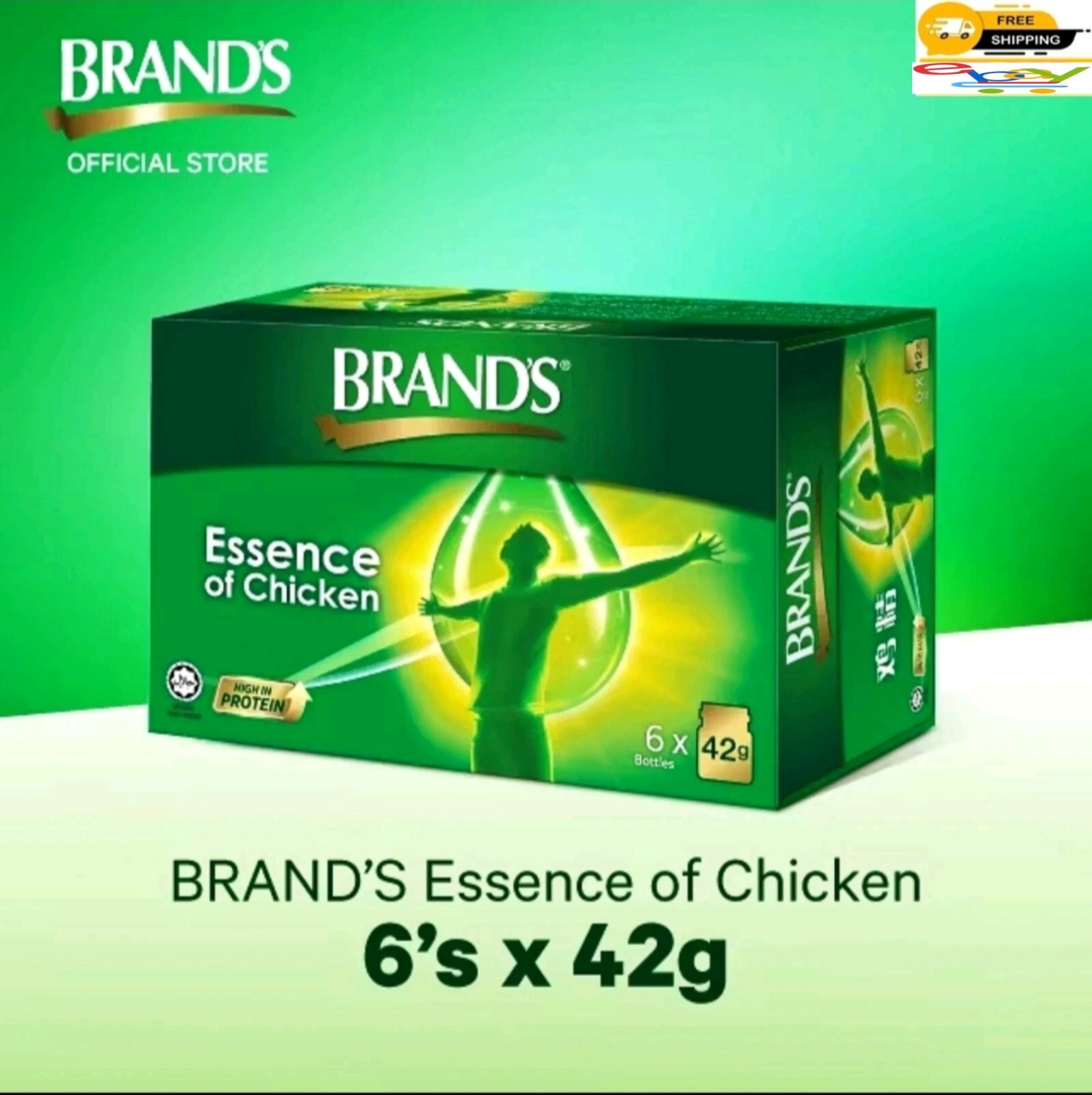 BRAND’S Essence of Chicken 6’s x 42g Free Shipping