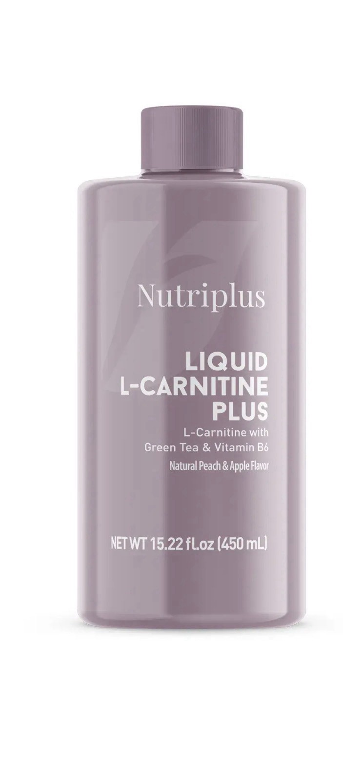 Nutriplus Liquid L-Carnitine Plus Green Tea Vitamin B6 Peach Apple 15.22 fl oz
