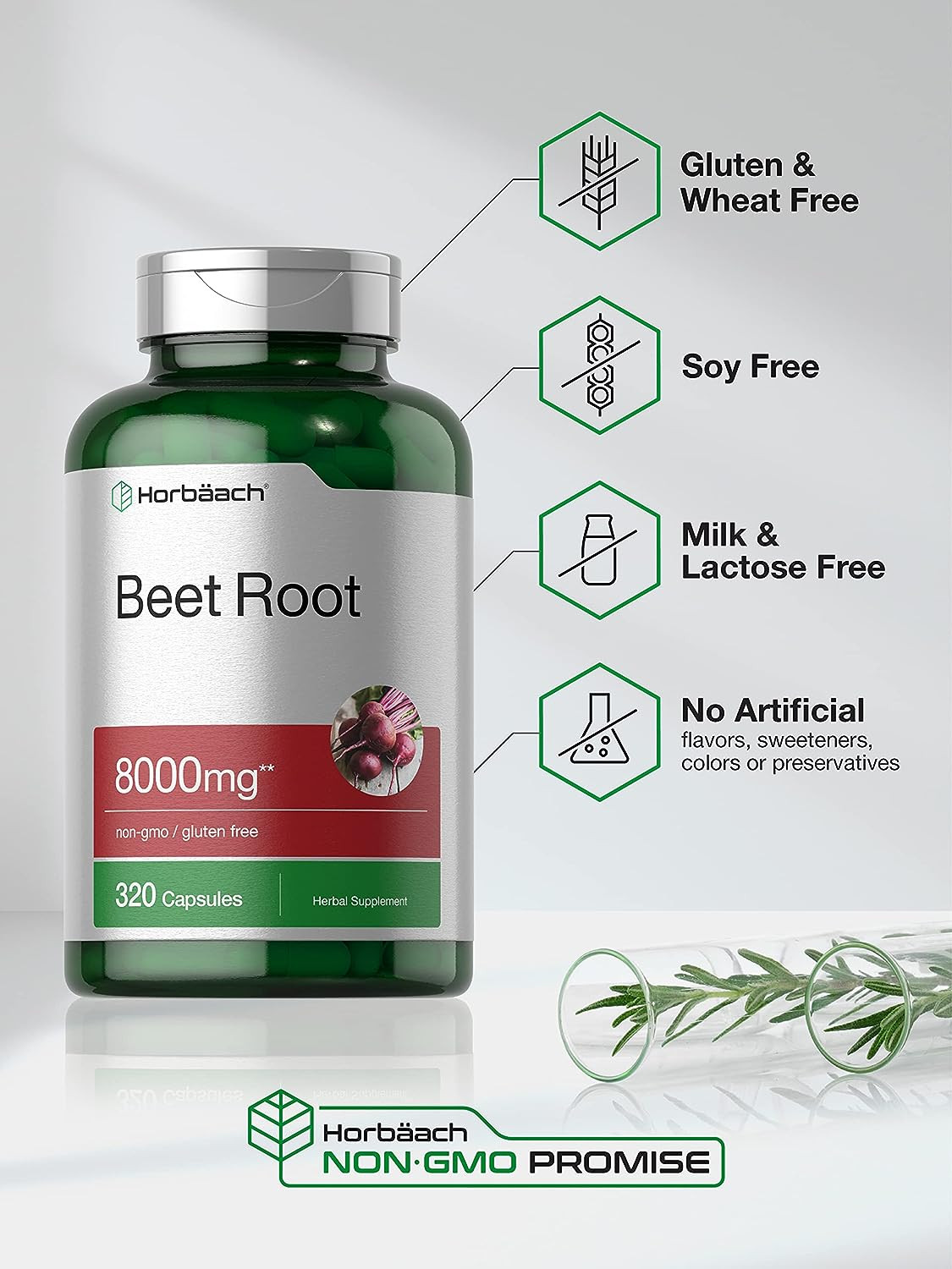 Beet Root Powder Capsules 8000Mg | 320 Pills | Non-Gmo, Gluten Free Formula |…