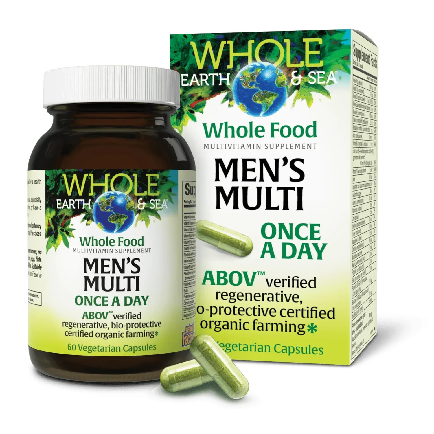 Natural Factors, Men’s Multi, Once a day, 60 Vegetarian Capsules