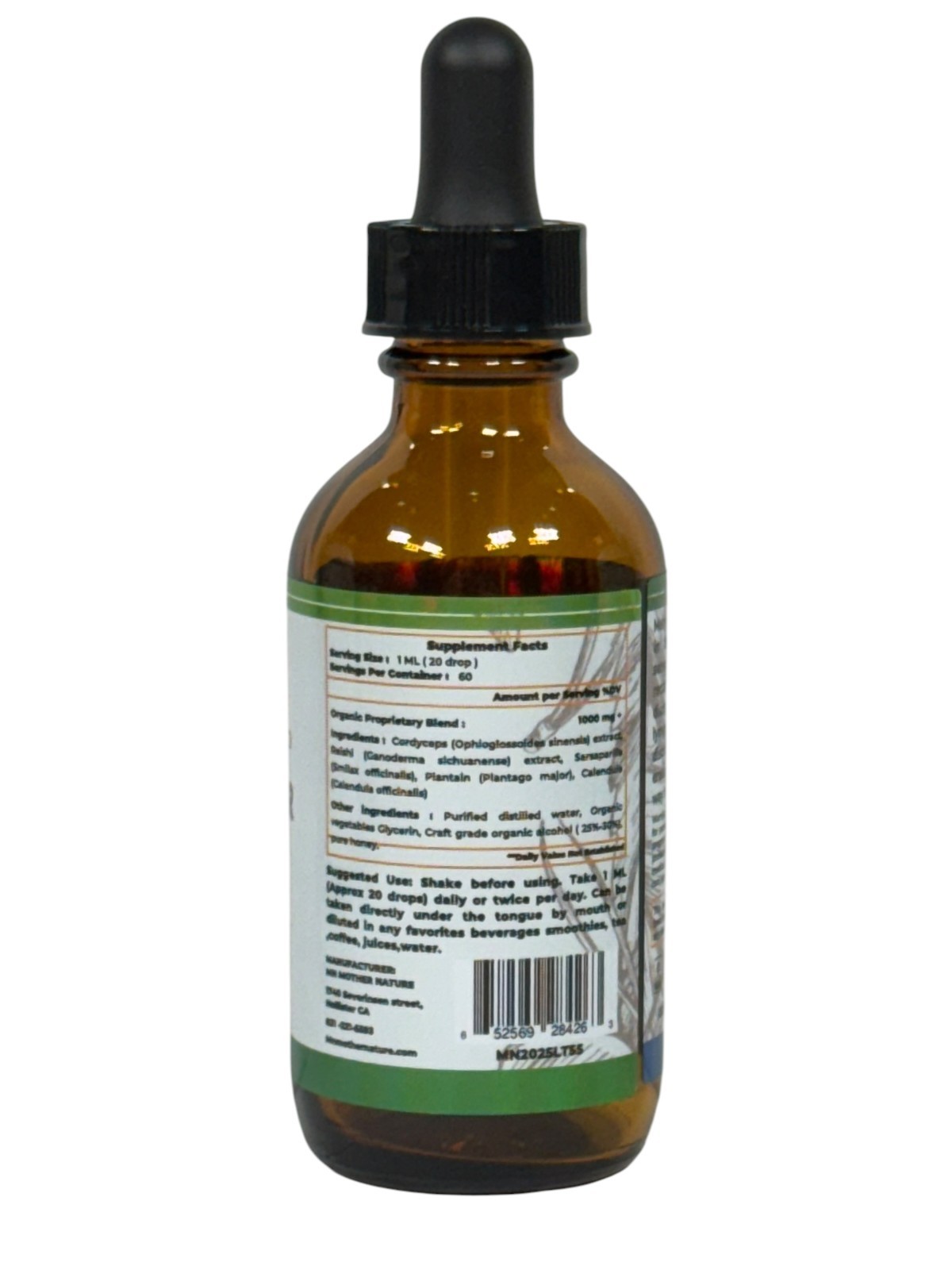 Disorclear Skin Support Liquid Extract Lymphatic Cleanse Eczema Reishi Cordyceps