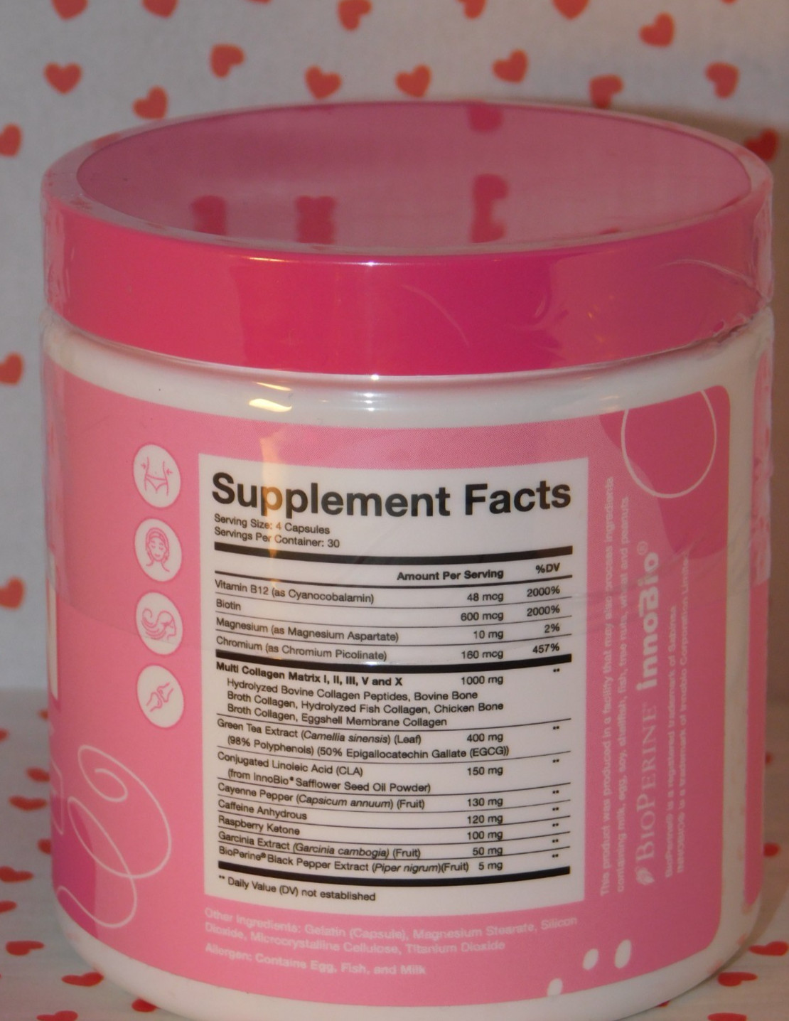 OBVI Collagenic BURN Collagen Dietary Supplement 120ct Dated 7/2026 ― #DM11