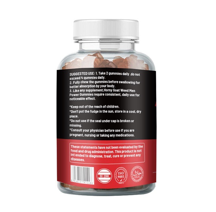 Powerful male muscle growth activation tablets+strength enhancing gummies