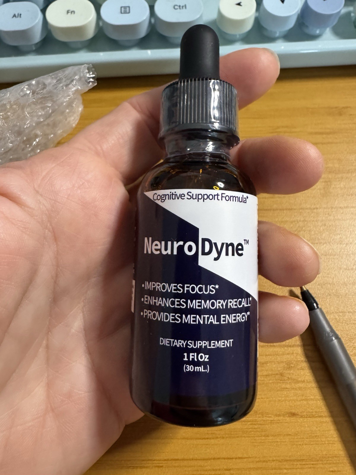 NeuroDyne Drops, Neuro Dyne Liquid Formula for Brain, Focus & Memory (30 Servs.)