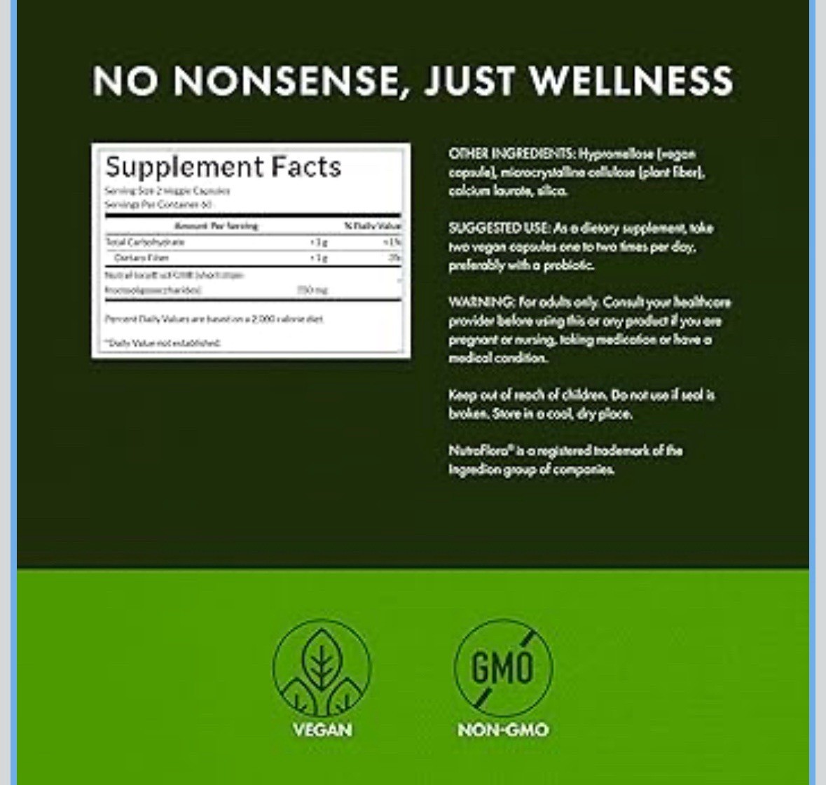 Swanson Prebiotic for Friendly Flora Support 375 mg 240 Capsules – Exp 04/27