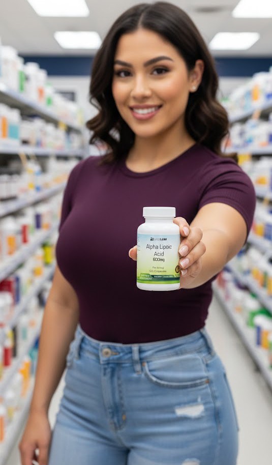 Alpha Lipoic Acid 600mg capsules serving- fresh