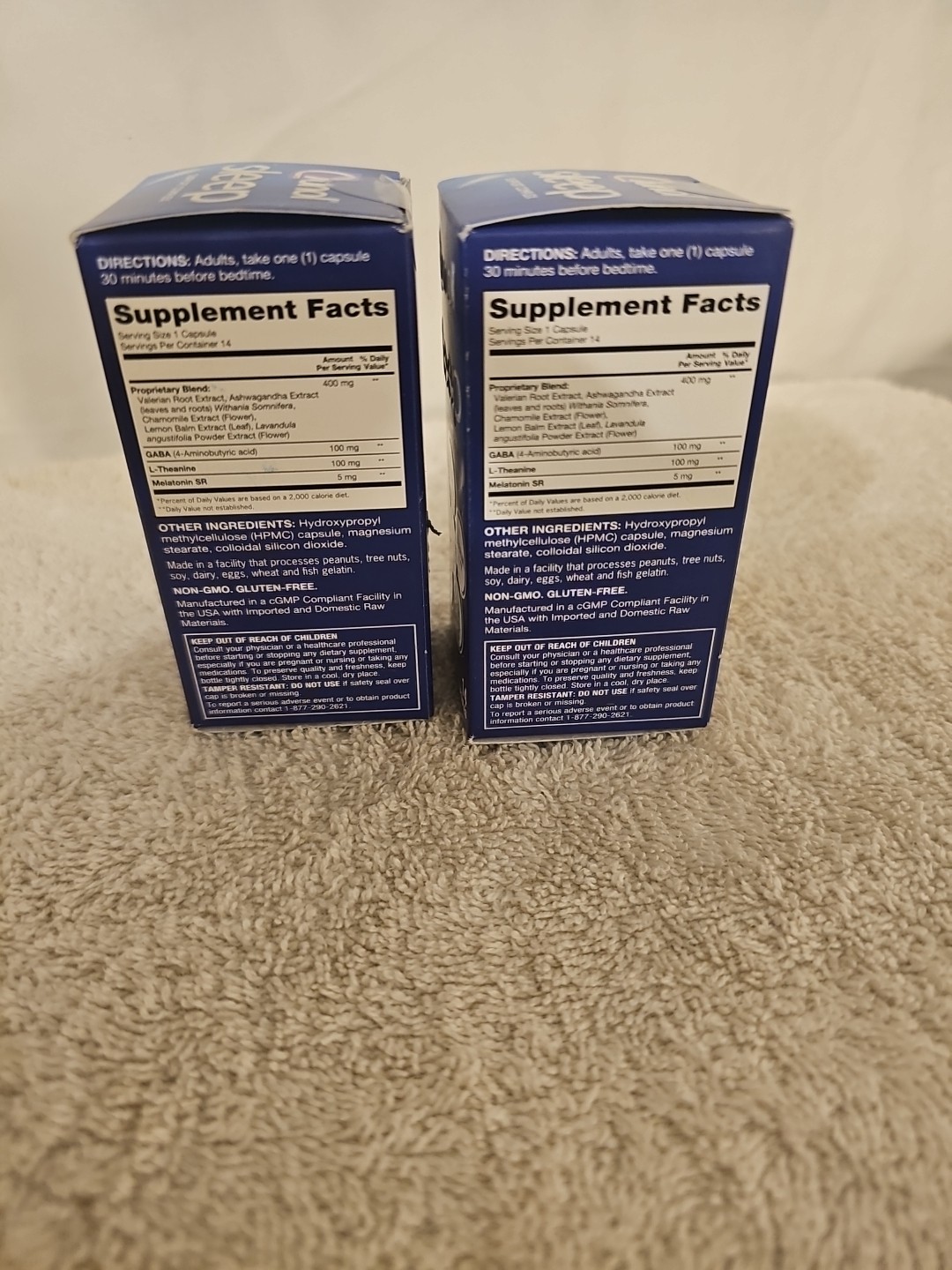 2x Qunol Sleep Support Dietary Supplement 14 CAPSULES Exp. 11/2026